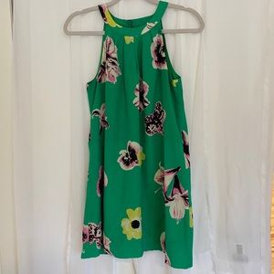 J.CREW Floral flower pattern summer sun dress PETITE LENGTH, size 4